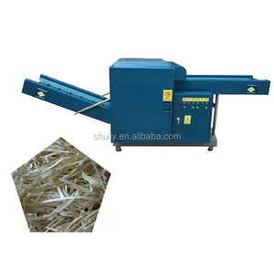 professional provider automatic textile cloth scrap cutter cutting machine rag shredder machine