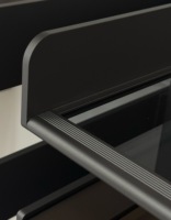 Système de penderie colonne Galaxy avec éclairage, étagère de rangement, profilé en aluminium, cadre de dressing ouvert sur mesure