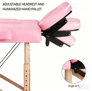 High Quality Spongio Portable Massage <b>Table</b>&bed 2 Section on Sale - Product Image 3