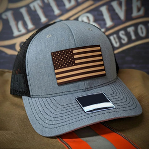 Kustom Dryfit 100% katun kulit <span class=keywords><strong>Patch</strong></span> Logo olahraga bisbol topi Snapback Mesh Richardson 112 topi Trucker - Product Image 1