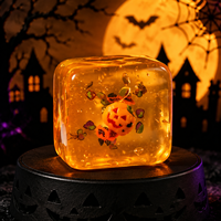 Cadeaux d'Halloween effrayants : Cubes transparents moelleux, non comestibles, pour sacs de bonbons ou farces, cadeaux saisonniers