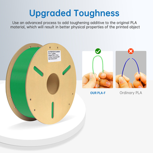 Varillas de plástico moldeadas de Color verde de 1,75mm Varillas de plástico verde de alta calidad de 330m de longitud PLA -F 1kg Netweight Impresión 3D 1kg - Product Image 3