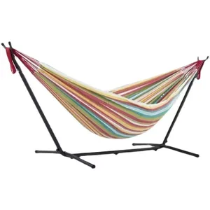 Canvas Hammock Bed Folding Double Hanging Nylon Wholesale Swing Portable Outdoor Camping Hammock