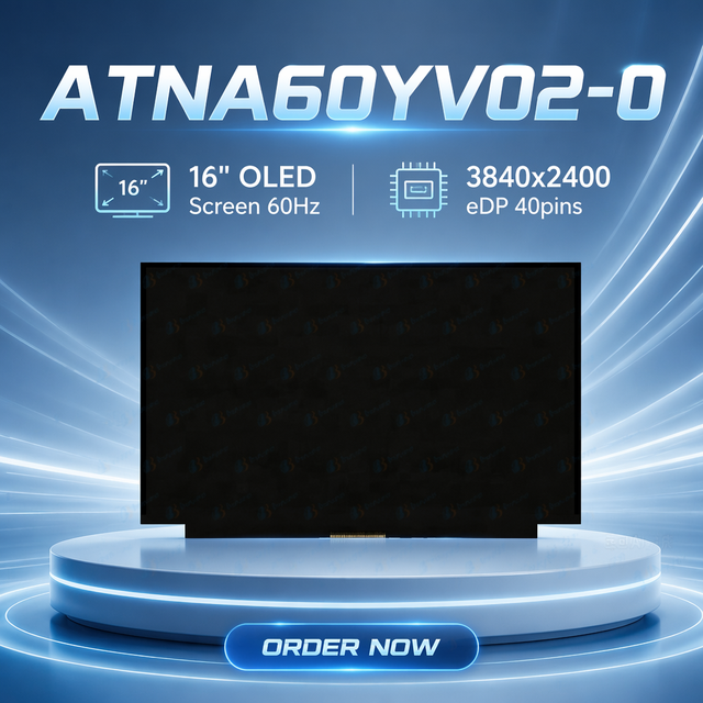 16 Inch New Non-touch OLED Screen ATNA60YV02 ATNA60YV02-0 Laptop Display LCD Panel 3840x2400 40pins