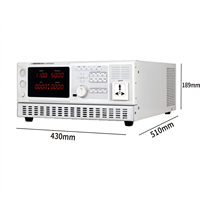 Alimentation électrique programmable ZHONGXING 3KVA 45-400Hz CE pour le modèle GP-60D30 pour les scénarios industriels tels que les transformateurs