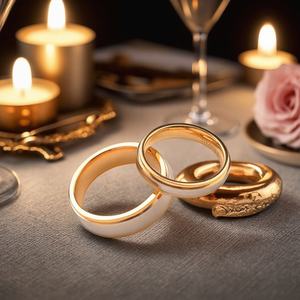 Bagues de couple en titane plaqué <span class=keywords><strong>or</strong></span>, <span class=keywords><strong>18</strong></span> carat, bijoux de couple mat, pour amoureux, offre spéciale, nouvelle collection - Product Image 2