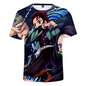 Camiseta CLIKKY SPORTS 2025 con Estampado Personalizado de Demon Slayer <span class=keywords><strong>Kimetsu</strong></span> <span class=keywords><strong>No</strong></span> <span class=keywords><strong>Yaiba</strong></span>, Camiseta de Anime de Verano para Jóvenes - Product Image 1