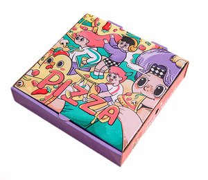 Hot Sale Printing Free Sample Colorful Corrugated Paper Pizza Carton Box 12 13 14 inch Pizza Box