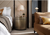 Ensemble de meubles de chambre d'hôtel 5 étoiles moderne sur mesure SHIYI, mobilier de luxe pour hôtellerie, chambre d'hôtes, villa, console TV en bois, fauteuil