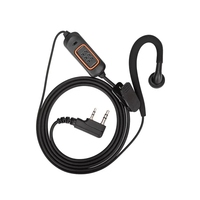 Casque K/M port talkie-walkie casque écouteur avec micro PTT accessoires pour Motorola BF Carton casque étanche intra-auriculaire
