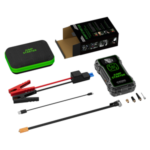 Compresseur d'air portable 150 PSI <span class=keywords><strong>pour</strong></span> <span class=keywords><strong>voiture</strong></span>, démarreur d'urgence, gonfleur de pneus, batterie externe <span class=keywords><strong>pour</strong></span> routiers longue distance - Product Image 5