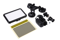 WOYO PDR010 Lampe PDR portable, petite lampe jaune pour tableau de visualisation PDR avec support et ventouse, pour la réparation de bosses sans peinture