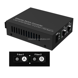 ตัวแปลงไฟเบอร์กิกะบิตแบบ Single Mode Simplex SC พร้อมตัวแปลงไฟเบอร์ RJ45 สำหรับสื่อสารข้อมูล OEM - Product Image 4