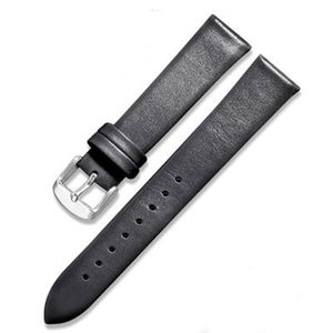 Bracelet de <span class=keywords><strong>montre</strong></span> en cuir <span class=keywords><strong>ultra</strong></span> fin 12 14 16 18 20 22mm en cuir véritable, remplacement du bracelet de <span class=keywords><strong>montre</strong></span> plat et fin pour dames et hommes - Product Image 2
