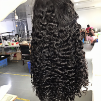 Cheveux Indiens Bruts HD Transparents pour Perruques, Cuticules Vierges, Sans Colle, pour Femmes Noires aux Cheveux Bouclés