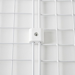 Boucle de connexion à vis d'assemblage réglable fixation plastique ABS combinaison maille grille panneau connecteur pour affichage de magasin - Product Image 4