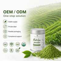Matcha en boîte de 30g de marque privée premium pour les marques de détail, fournisseur OEM de poudre de matcha