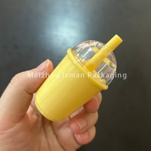 <span class=keywords><strong>Baume</strong></span> à lèvres en forme de <span class=keywords><strong>boisson</strong></span> glacée, design fruité, avec logo personnalisé ISMAN, pour enfants, 8g - Product Image 4