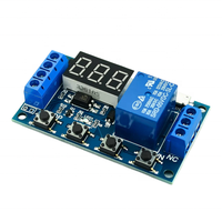 Module de relais monocanal avec temporisation de mise hors tension/déclenchement et interrupteur de synchronisation cyclique avec prise en charge USB, alimentation MicroUSB 5.0V
