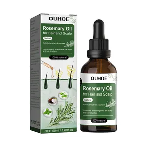 100% Pure Rosemary Óleo Essencial para o Crescimento do Cabelo para Sobrancelha Pestana Melhora a Circulação Sanguínea de coceira e couro cabeludo seco