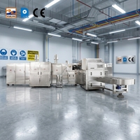 Machine à fabriquer des cornets de crème glacée en acier inoxydable, adaptée aux usines de transformation alimentaire