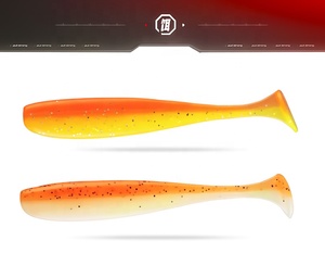 Palmer 55mm 70mm 90mm 10 pçs/saco Paddle Cauda Iscas De Plástico Macio 10 Cores Isca Suave Swimbait TPR TPE Isca De Pesca De Plástico Macio - Product Image 6