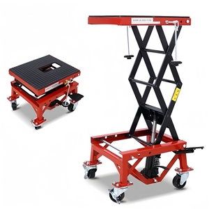 Plateforme élévatrice à ciseaux mini en acier réglable 500 kg/1100 lb <span class=keywords><strong>avec</strong></span> poignée, <span class=keywords><strong>cric</strong></span> hydraulique pour <span class=keywords><strong>voiture</strong></span> - Product Image 1