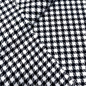 Hàng Hóa Đã Sẵn Sàng T/R/SP 80/17/3 Polyester Viscose Đồng Bằng Houndstooth Vải Thân Thiện Với Môi Cho Người Đàn Ông Của Và Phụ Nữ Phù Hợp Với - Product Image 1