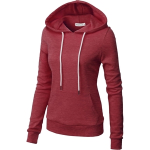 Premium Quality Customized Women's 100% Cotton Eco-Friendly Moisture Wicking <b>Hoodies</b> for Winter <b>Workouts</b> Front Logo Printed - Product Image 6