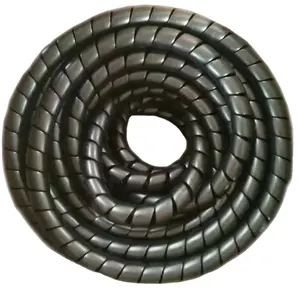 PA,PE,HDPE,PP Fire resistant spiral hose guard for hydraulic hose cable wrap