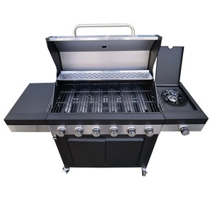 New Extra Large Party <strong>6</strong> <strong>Burner</strong> Barbecue Grill Outdoor <strong>Gas</strong> <strong>BBQ</strong> Grill with Side <strong>Burner</strong> - Product Image 3