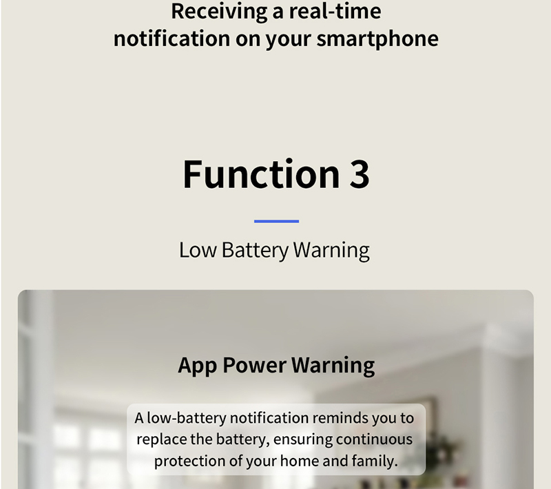 Tuya WiFi Smart CO and Smoke Alarm Detector 2 in 1 Combination alarm sound 85dB Wifi Smoke and Carbon Monoxide Alarm Detector