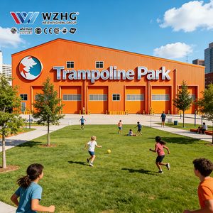 Parque de Trampolines de Acero para Entretenimiento Familiar, Estándar ASTM, Fabricante ODM, 12 m de Altura, 50 m de Longitud, Larga Duración - Product Image 1