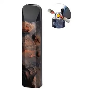 Briquet USB de luxe Weipu personnalisé, portable, en plastique, électrique, pour cigarettes, avec boîtes vides et technique de miroir, design d'usine - Product Image 4