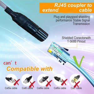 Pour Starlink Gen 3 RJ45 adaptateur Ethernet étanche à l'eau pour Starlink 0.3M rallonge de câble SPX mâle vers RJ45 adaptateur pour <span class=keywords><strong>Satellite</strong></span> V3 - Product Image 4