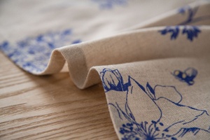 DUOLAI Noël Mariage Couverture de table de couleur personnalisée rectangle blanc <span class=keywords><strong>beige</strong></span> 100% <span class=keywords><strong>nappe</strong></span> en <span class=keywords><strong>lin</strong></span> pur avec broderie - Product Image 6