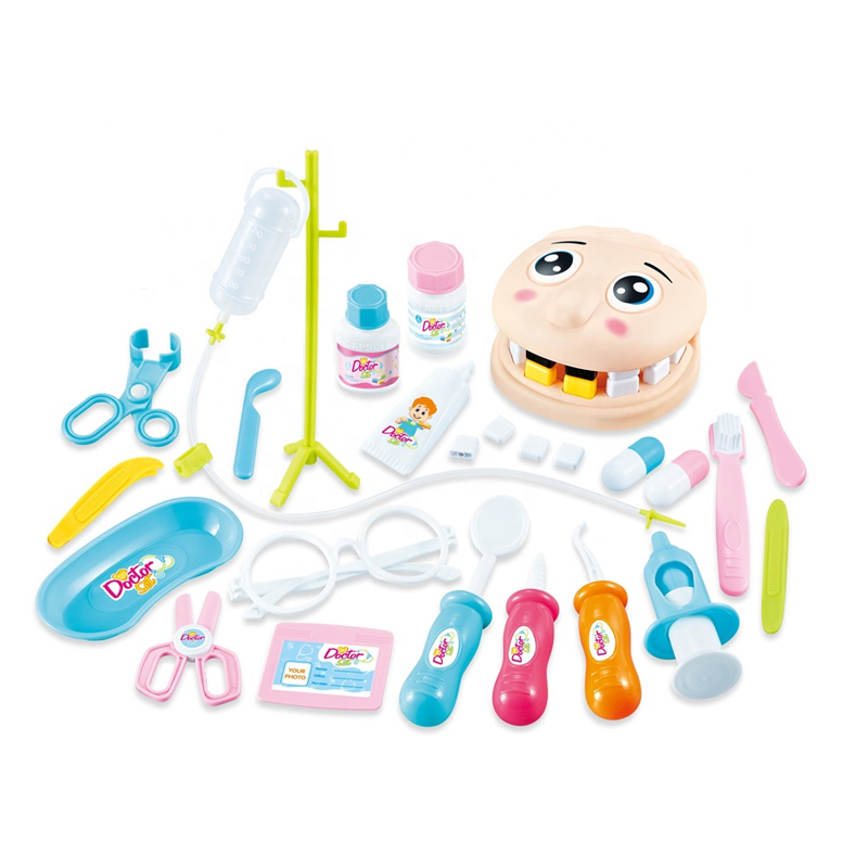 Пазл для раннего развития, ролевые игры в доктора, медицинское оборудование, портативный чемодан, игрушка