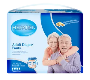 Pañales de alta calidad para adultos, pañales extraíbles OEM, almohadillas de cuidado personalizadas, pañales para adultos de incontinencia de máxima absorción