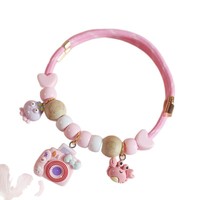 Collier pour animaux de compagnie coloré en polyester, réglable, accessoire de mode mignon pour chats et chiens