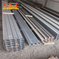Carbone doux laminé à chaud UPN Canaux Q235 Fer noir U Beam C Canal Acier