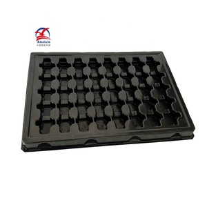 Tùy chỉnh Đen PS thermoforming ESD nhựa chống tĩnh điện/dẫn điện PCB khay - Product Image 5
