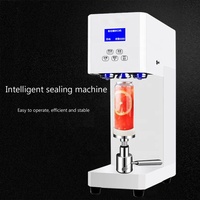 Scelleuse automatique de canettes, petite et portable, intelligente, pour sceller les couvercles de canettes de bière, de jus, de café en plastique