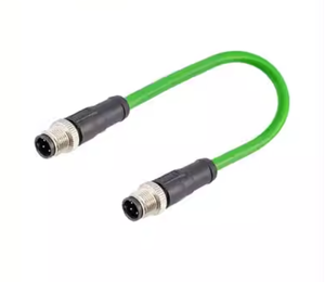 <span class=keywords><strong>M12</strong></span> nối thẳng 4pin D mã Nam đến Nam <span class=keywords><strong>Ethernet</strong></span> profinet CAT5E cáp PVC - Product Image 1