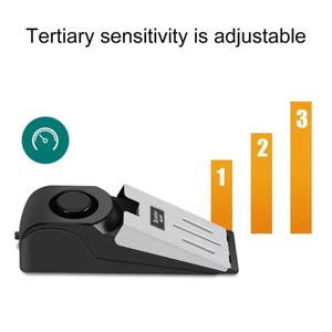 120dB สัญญาณเตือนหยุดประตู เซ็นเซอร์ตรวจจับความเคลื่อนไหว อุปกรณ์เตือนภัยขโมย ไซเรนความปลอดภัยแบบพกพาสำหรับบ้าน โรงแรม การเดินทาง - Product Image 2