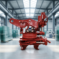 Poignées hydrauliques d'excavatrice fabriquées avec précision pour les opérations de débroussaillage des pâturages