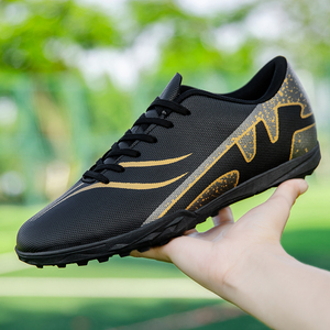 Scarpe da calcio Unisex di fascia alta per Futsal in erba naturale vera fodera in rete superiore in PU suola in gomma Design sportivo autunno inverno - Product Image 4