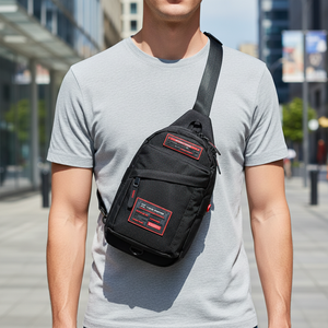 TOUGH Wholesale Polyester Fashion Waterproof Chest <strong>Bag</strong> Crossbody Sling <strong>Bag</strong> with Zipper for Men - Product Image 1