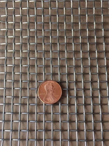 304 316 Fabricant de treillis métallique serti tissé en métal ondulé à armure toile carrée en acier inoxydable - Product Image 2