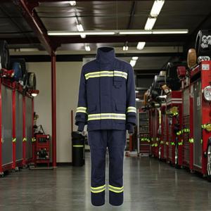 Combinaison de pompier personnalisable directement de l'usine, 20 styles, certifiée 3C, fabriquée en matériau Aramid, protection incendie - Product Image 1