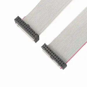 2.54mm 10 Pin Electric 10cm Flat IDC Ribbon Cable Harness